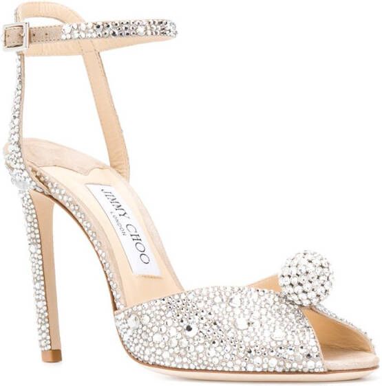 Jimmy Choo Sacora sandalen Zilver