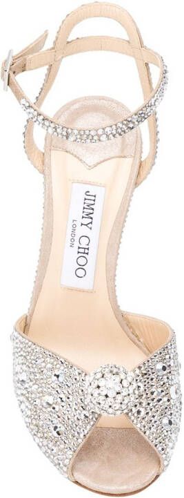 Jimmy Choo Sacora sandalen Zilver