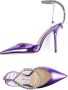 Jimmy Choo Paarse hakpumps met kristalversiering Purple Dames - Thumbnail 11