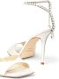 Jimmy Choo Saeda sandalen met kristal Wit - Thumbnail 5