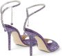 Jimmy Choo Saeda sandalen verfraaid met kristallen Paars - Thumbnail 7