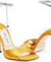 Jimmy Choo Saeda sandalen verfraaid met kristallen Geel - Thumbnail 4