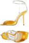 Jimmy Choo Saeda sandalen verfraaid met kristallen Geel - Thumbnail 5