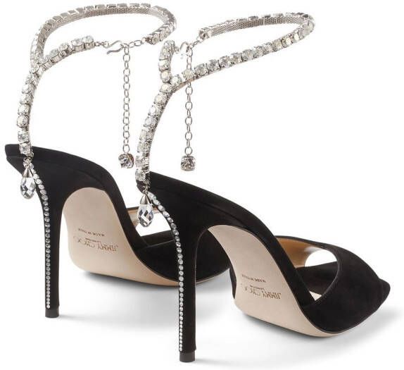 Jimmy Choo Saeda sandalen Zwart