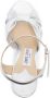 Jimmy Choo Sandalen met geknoopt detail Zilver - Thumbnail 4