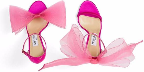 Jimmy Choo Sandalen met strikdetail Roze