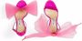 Jimmy Choo 100 mm Aveline asymmetrische sandalen Roze - Thumbnail 9