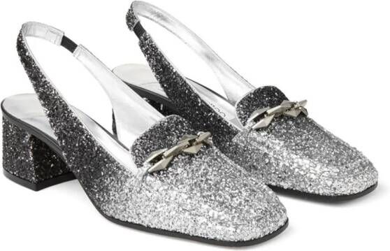 Jimmy Choo Tilda slingback pumps Zilver