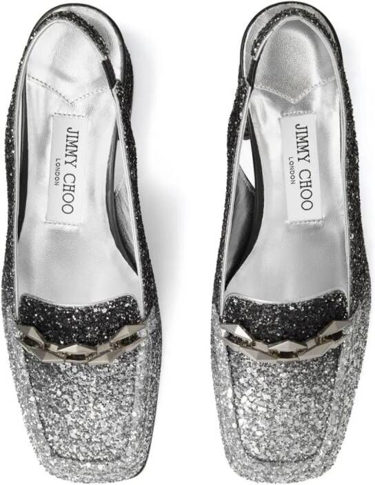 Jimmy Choo Tilda slingback pumps Zilver