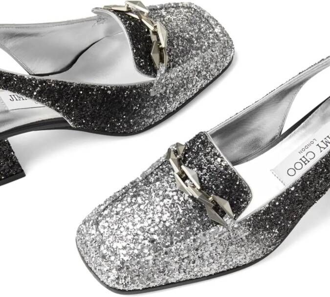 Jimmy Choo Tilda slingback pumps Zilver