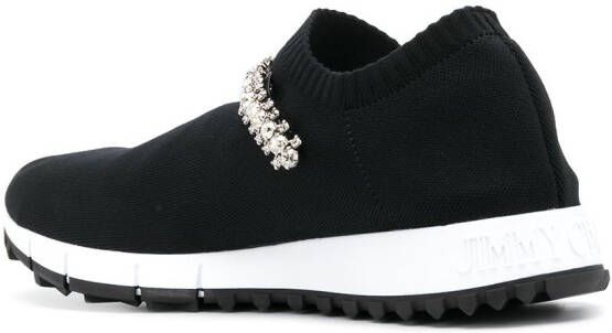 Jimmy Choo Verona gebreide sneakers Zwart