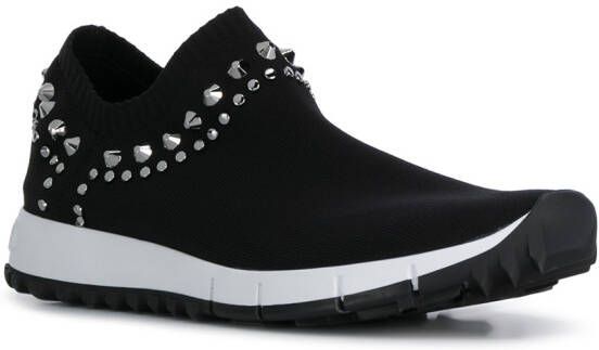Jimmy Choo Verona sneakers verfraaid met kristal Zwart