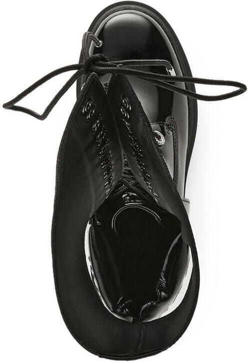 Jimmy Choo x Timberland laarzen van lakleer Zwart