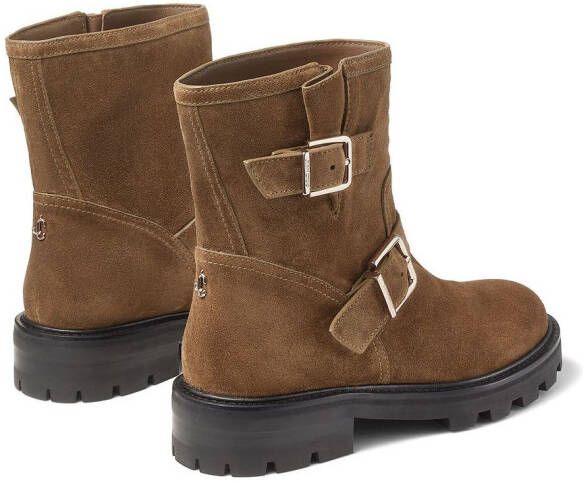 Jimmy Choo Youth II laarzen met gesp Bruin