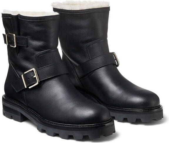 Jimmy Choo Youth II lammy laarzen Zwart
