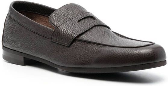 John Lobb Loafers met ronde neus Bruin