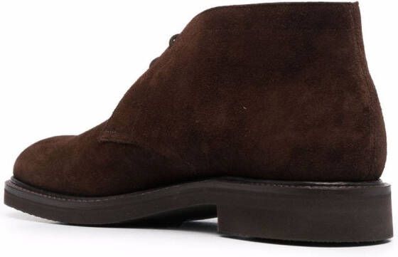 John Lobb Heywood suède laarzen Bruin