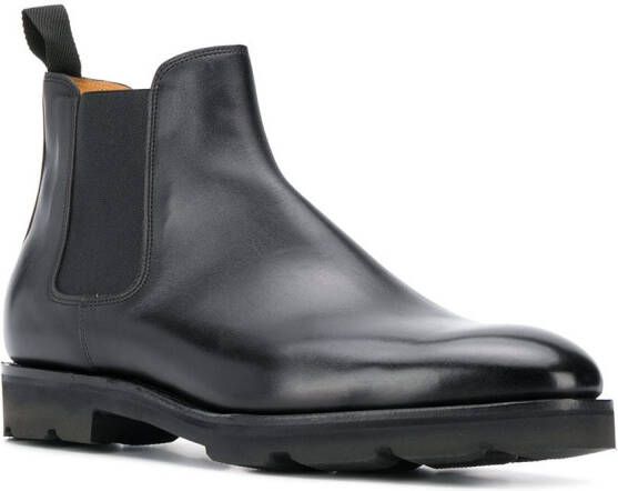 John Lobb Lawry enkellaarzen Zwart