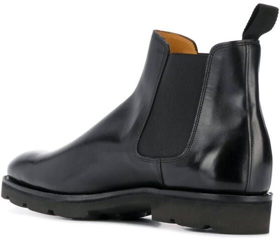 John Lobb Lawry enkellaarzen Zwart