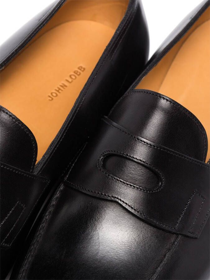 John Lobb Lopez leren loafers Zwart