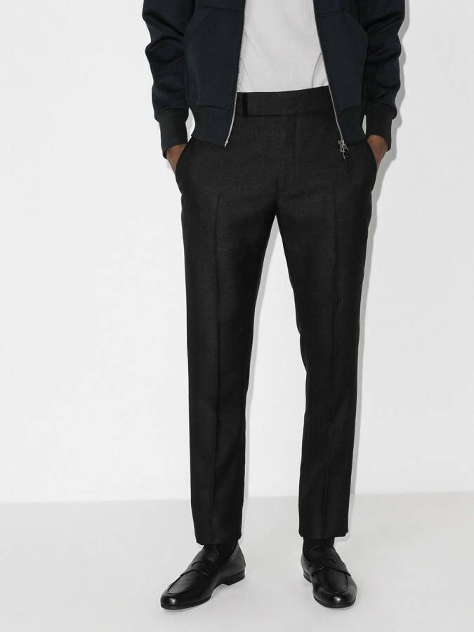 John Lobb Thorne leren loafers Zwart