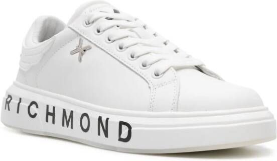 John Richmond Sneakers met logoprint Wit
