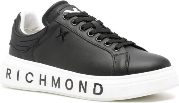 John Richmond Sneakers met logoprint Zwart