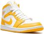 Jordan " 1 Mid sneakers White University Gold" Geel - Thumbnail 2