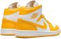 Jordan " 1 Mid sneakers White University Gold" Geel - Thumbnail 3