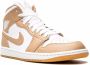 Jordan 1 Mid sneakers rubber leer Stof 10.5 Wit - Thumbnail 2