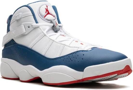 Jordan " 6 Rings True Blue sneakers" Wit