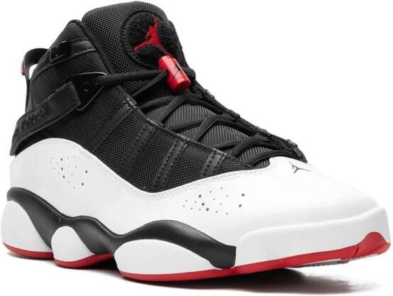 Jordan 6 Rings "Wht Blk Red" sneakers Zwart