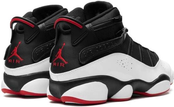 Jordan 6 Rings "Wht Blk Red" sneakers Zwart
