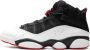 Jordan 6 Rings "Wht Blk Red" sneakers Zwart - Thumbnail 5