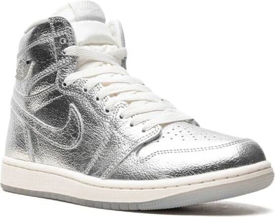 Jordan Air 1 OG "Metallic Silver" sneakers Zilver