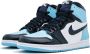 Jordan Air 1 High OG sneakers dames leer rubber Polyester 10.5 Blauw - Thumbnail 2