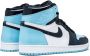 Jordan Air 1 High OG sneakers dames leer rubber Polyester 10.5 Blauw - Thumbnail 3