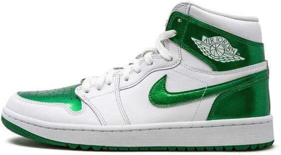 Jordan Air 1 high-top sneakers Groen