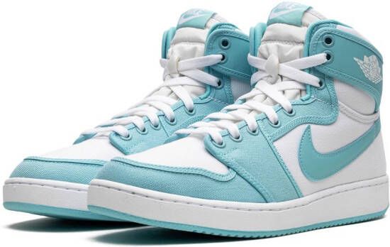 Jordan "Air 1 KO Bleached Aqua sneakers" Wit