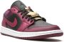 Jordan Air 1 low top sneakers dames rubber leer nylon 11.5 Paars - Thumbnail 2