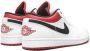 Jordan Air 1 low top sneakers rubber leer Stof 12.5 Wit - Thumbnail 3