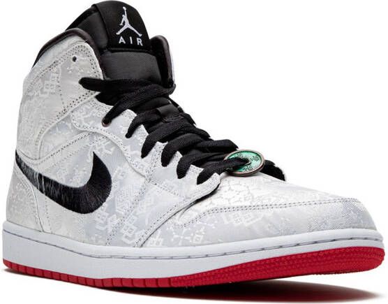 Jordan Air 1 Mid 'Fearless Edison Chen' sneakers Wit