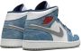 Jordan Air 1 Mid 'French Blue' sneakers Blauw - Thumbnail 4