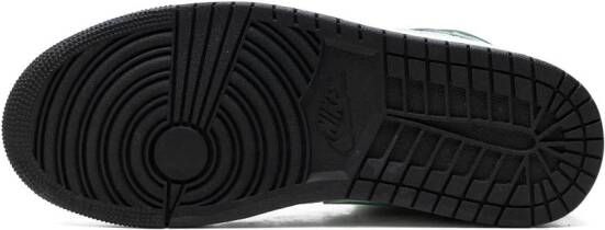 Jordan Air 1 Mid "Green Glow" sneakers Zwart