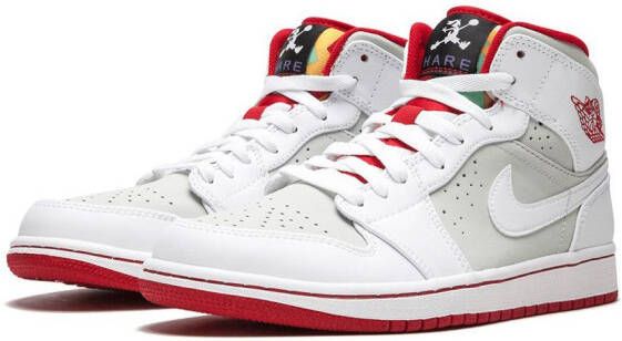 Jordan Air 1 Mid hoge sneakers Wit