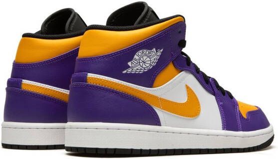 Jordan Air 1 Mid 'Lakers' sneakers Paars