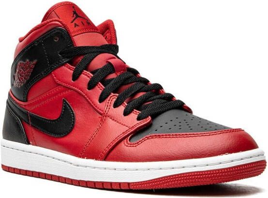 Jordan "Air 1 Mid Reverse Bred sneakers" Zwart