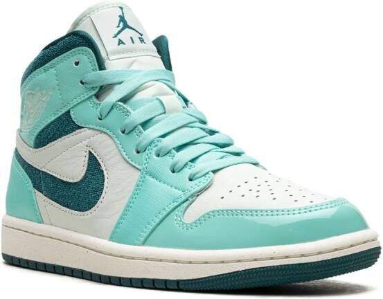 Jordan "Air 1 Mid SE Bleached Turquoise sneakers" Wit