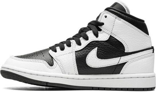 Jordan Air 1 Mid SE "Split Black White" sneakers Wit