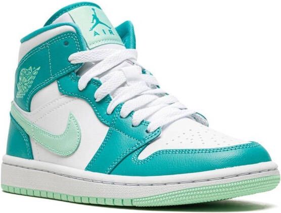 Jordan Air 1 Mid 'Washed Teal' sneakers Blauw